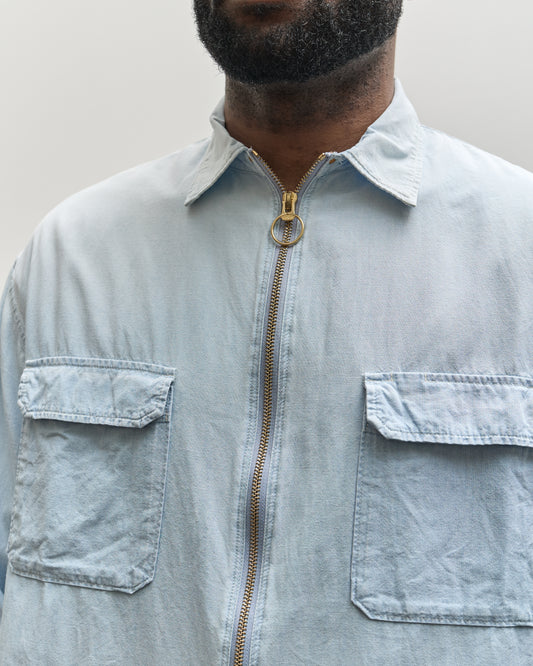 Kapital Chambray Drizzler Work Shirt, Sax