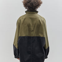 Kapital Chino 2Tone Nickel 6 Anorak, Khaki Black