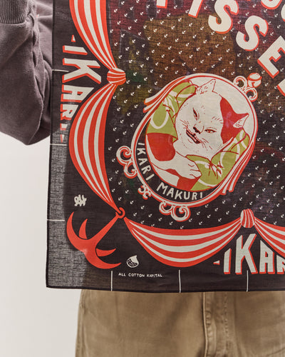 Kapital Color Bandana Ikarimakuri, Black