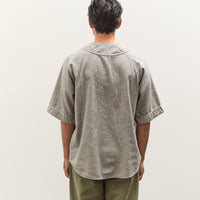 Kapital Cotton Wool GREAT KOUNTRY Baseball Shirt (KOUNTRY DREAM CATCH Remak, LightGray