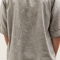 Kapital Cotton Wool GREAT KOUNTRY Baseball Shirt (KOUNTRY DREAM CATCH Remak, LightGray