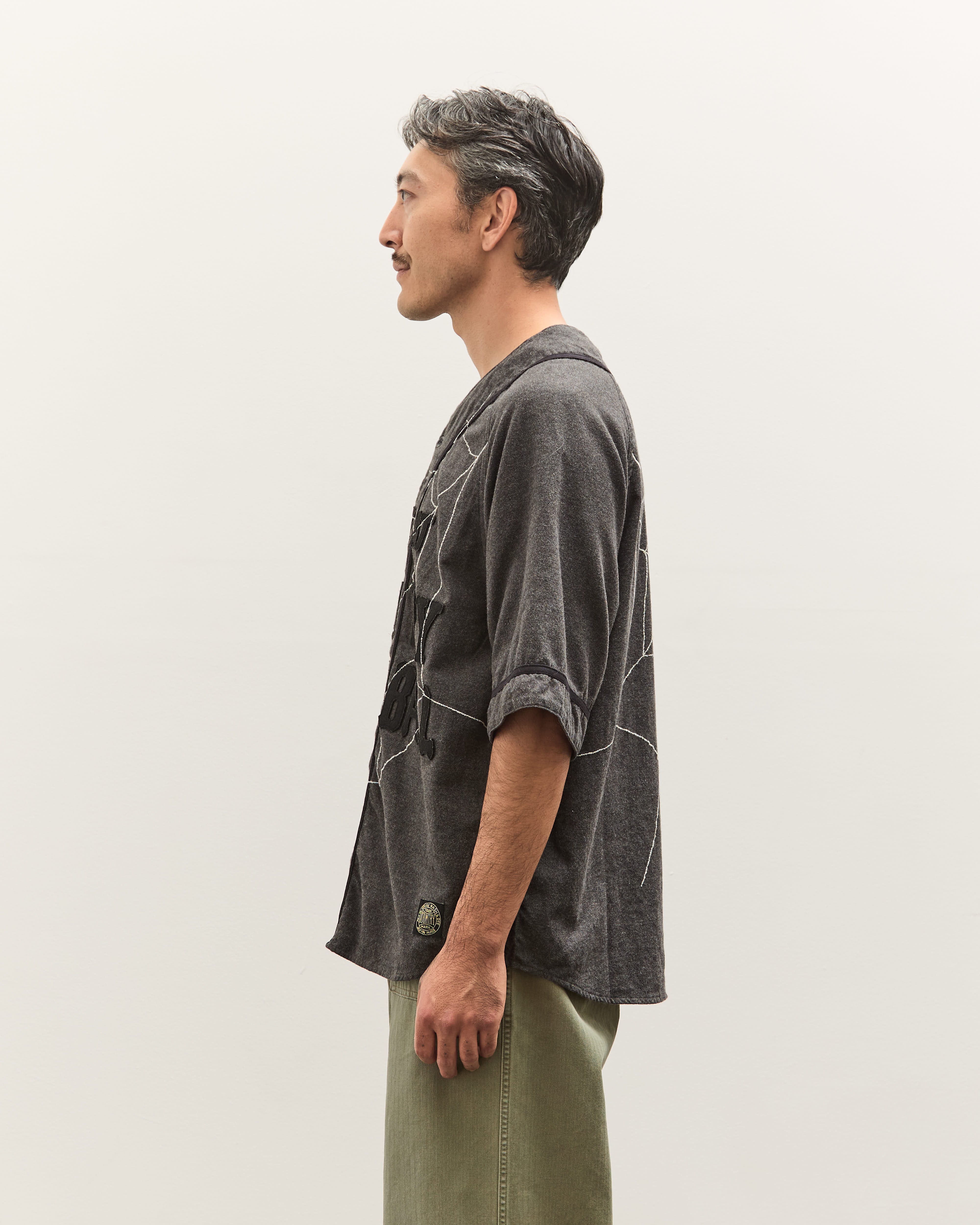 Kapital Cotton Wool GREAT KOUNTRY Baseball Shirt (KOUNTRY DREAM
