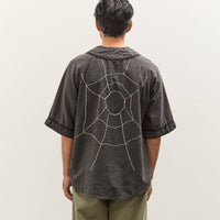 Kapital Cotton Wool GREAT KOUNTRY Baseball Shirt (KOUNTRY DREAM CATCH Remak, DarkGray