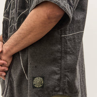 Kapital Cotton Wool GREAT KOUNTRY Baseball Shirt (KOUNTRY DREAM CATCH Remak, DarkGray