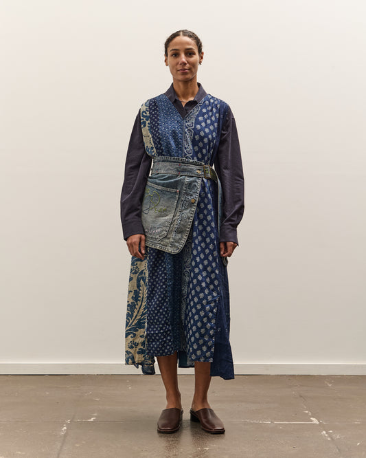 Kapital 12oz Denim Coverall Apron (Memorial Embroidery Model), PRO