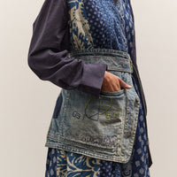 Kapital 12oz Denim Coverall Apron (Memorial Embroidery Model), PRO