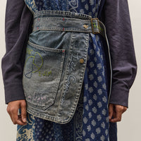Kapital 12oz Denim Coverall Apron (Memorial Embroidery Model), PRO
