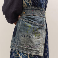 Kapital 12oz Denim Coverall Apron (Memorial Embroidery Model), PRO