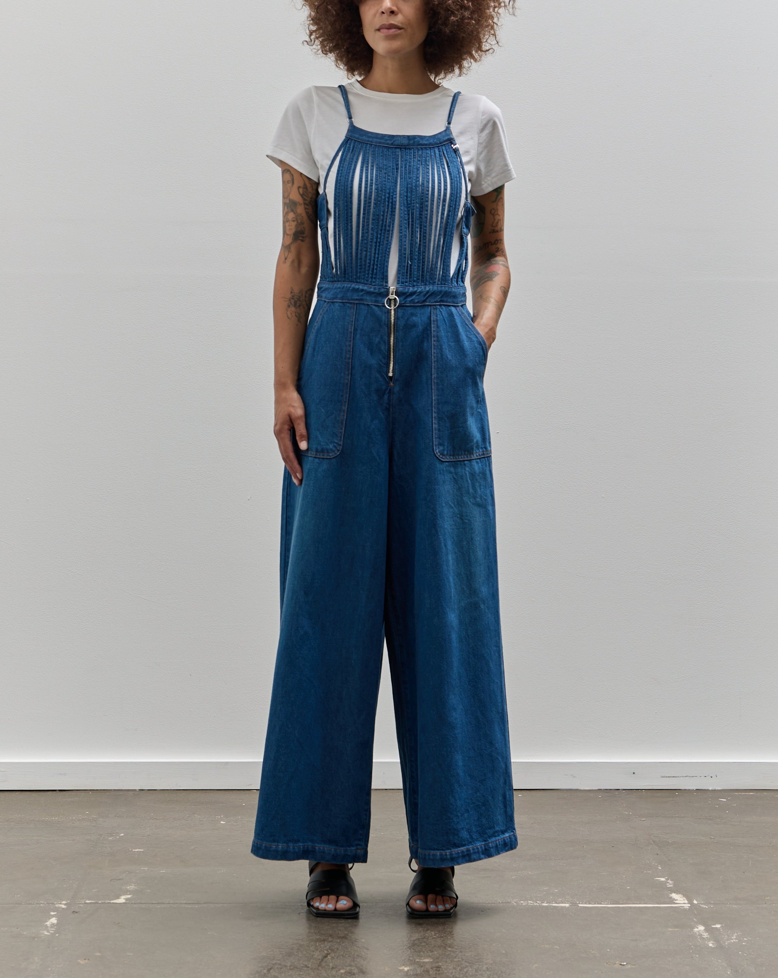 Kapital 11.5oz Denim Macaroni Overall, Indigo – Glasswing