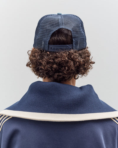 Kapital Denim Repair Service Track Cap, Navy