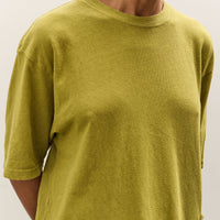 Kapital Gauze Jersey Biscuit Pocket T, Yellow Green