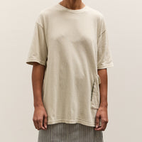 Kapital Gauze Jersey Biscuit Pocket T, Ivory