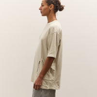 Kapital Gauze Jersey Biscuit Pocket T, Ivory