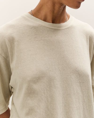 Kapital Gauze Jersey Biscuit Pocket T, Ivory