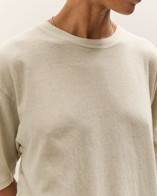 Kapital Gauze Jersey Biscuit Pocket T, Ivory