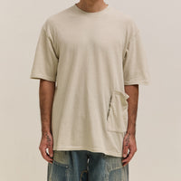 Kapital Gauze Jersey BISCUIT Pocket T Unisex, Ivory