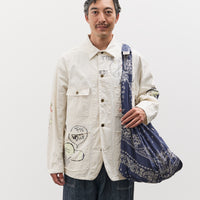 Kapital Gauze RAT BRAND Bandana Patchwork TRANSIT SNUFKIN Bag, Aubergine