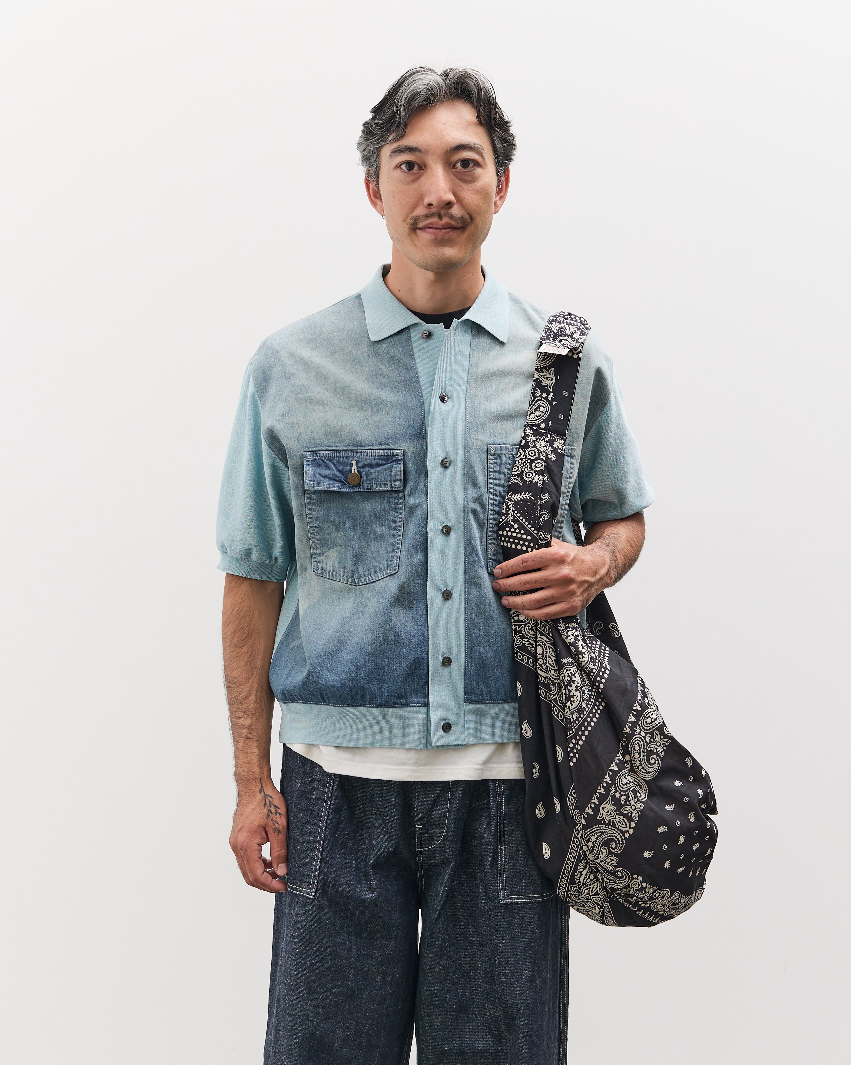 KAPITAL ガーゼ バンダナパッチワークpt TRANSITスナフキンBAG KAPITAL ガーゼバンダナパッチワークpt TRANSIT スナフキンBAG