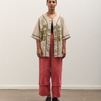 Kapital GREAT KOUNTRY Baseball Shirt, Beige French Linen