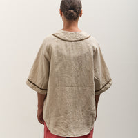 Kapital GREAT KOUNTRY Baseball Shirt, Beige French Linen