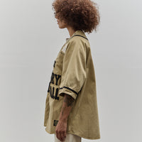 Kapital GREAT KOUNTRY Damaged Baseball Shirt, Beige