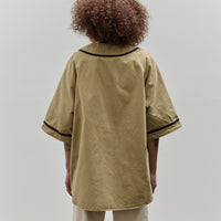 Kapital GREAT KOUNTRY Damaged Baseball Shirt, Beige