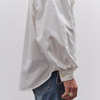 Kapital Herringbone Twill Shirt Anorak, White