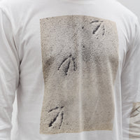 Kapital Jersey Crew Long Sleeve T, White