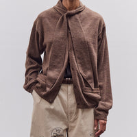 Kapital Knit Bowtie Cardigan, Brown