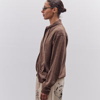 Kapital Knit Bowtie Cardigan, Brown
