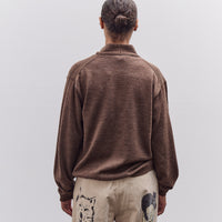 Kapital Knit Bowtie Cardigan, Brown