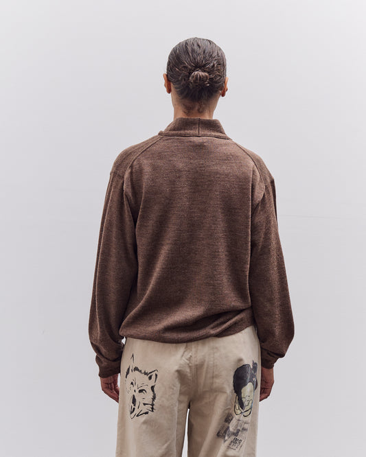 Kapital Knit Bowtie Cardigan, Brown