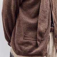 Kapital Knit Bowtie Cardigan, Brown