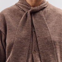 Kapital Knit Bowtie Cardigan, Brown