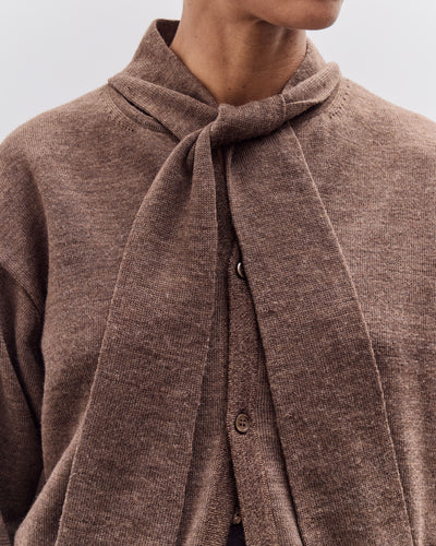 Kapital Knit Bowtie Cardigan, Brown