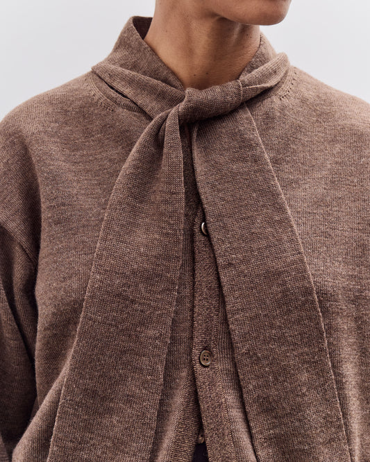 Kapital Knit Bowtie Cardigan, Brown