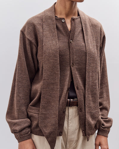 Kapital Knit Bowtie Cardigan, Brown