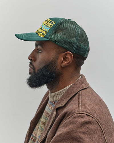 Kapital Laundry Shrink Truck Cap, Dark Green