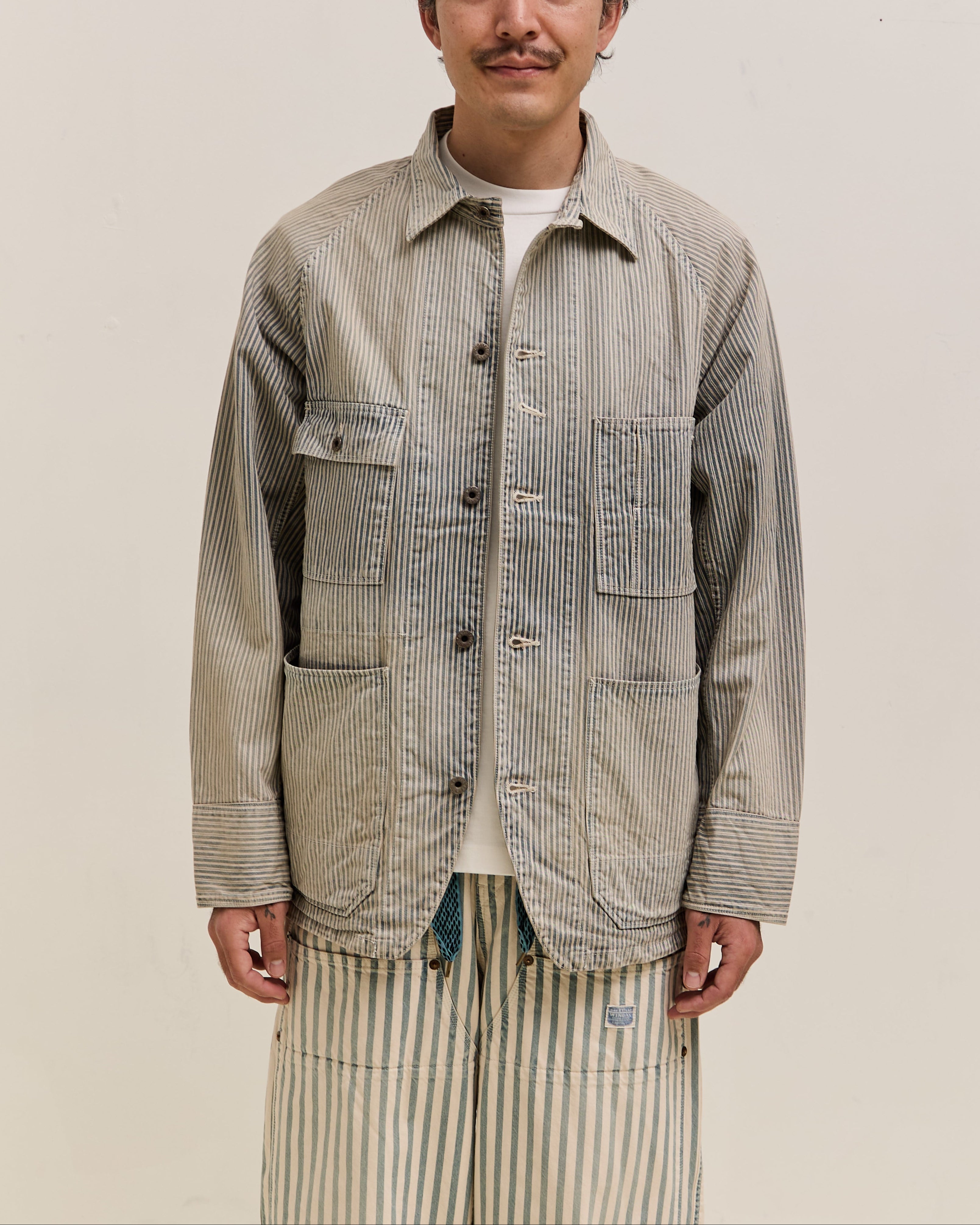 Kapital LIBERTY Hickoree CACTUS Coverall Unisex, Hickoree – Glasswing
