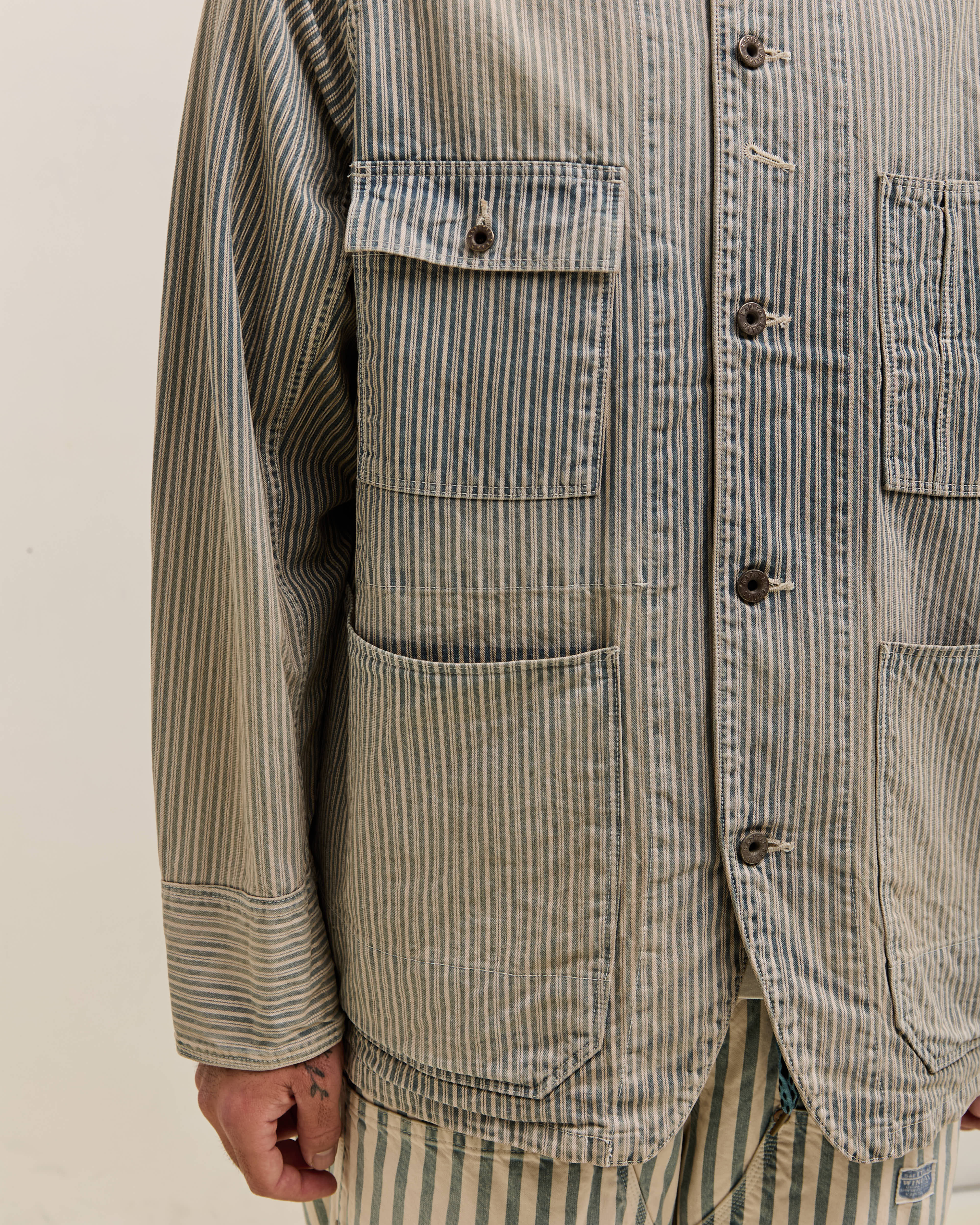 Kapital LIBERTY Hickoree CACTUS Coverall Unisex, Hickoree – Glasswing
