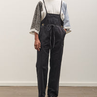 Kapital Light Canvas Welder Overall, Black