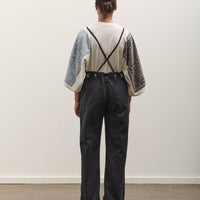 Kapital Light Canvas Welder Overall, Black