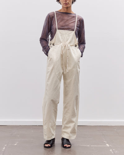 Kapital Light Canvas Welder Overall, Natural