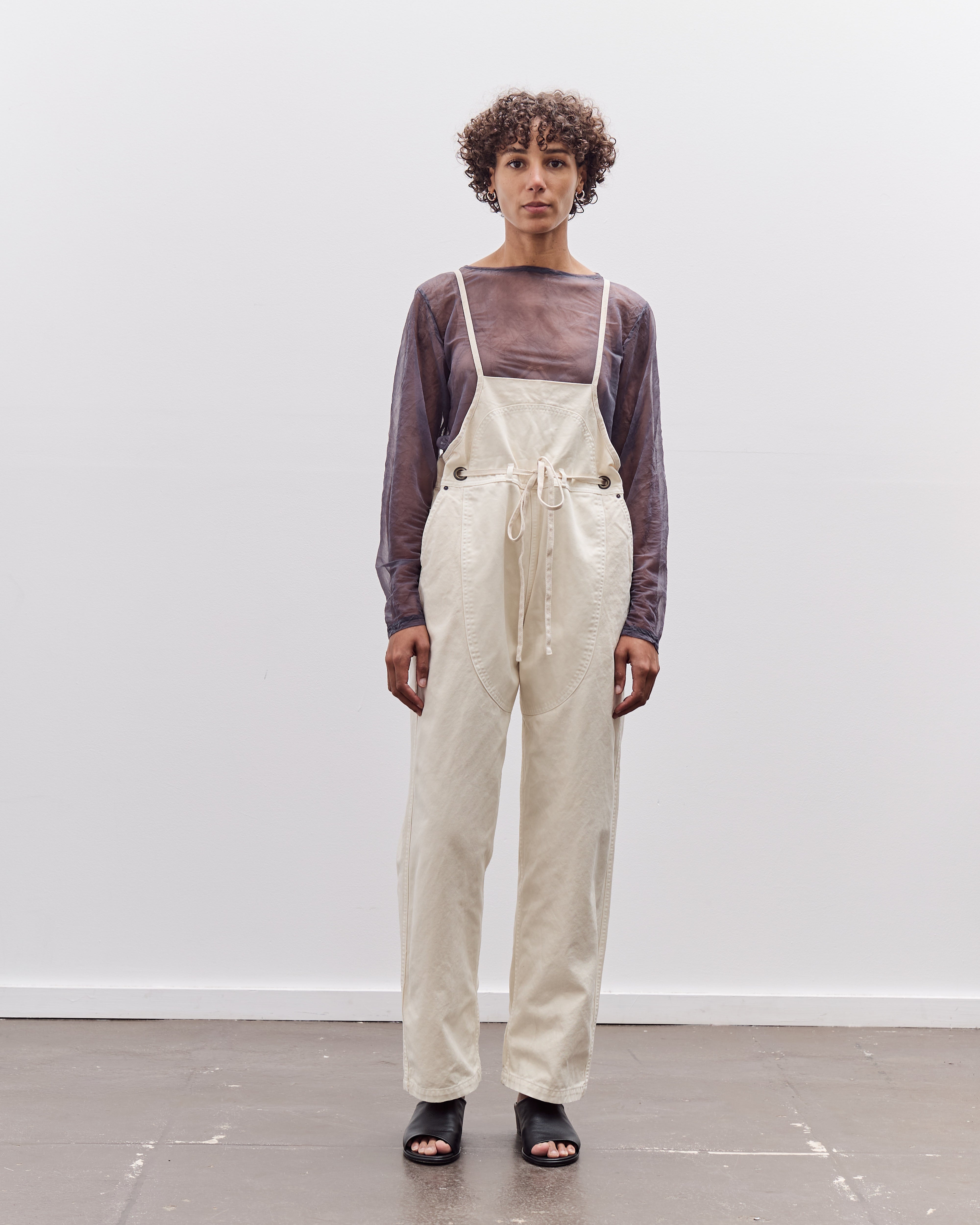 Kapital Light Canvas Welder Overall, Natural – Glasswing
