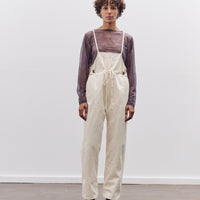 Kapital Light Canvas Welder Overall, Natural