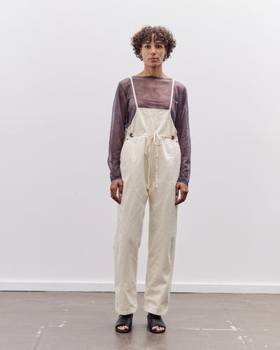 Kapital Light Canvas Welder Overall, Natural
