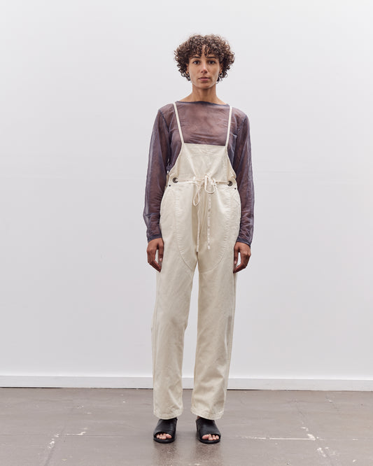 Kapital Light Canvas Welder Overall, Natural
