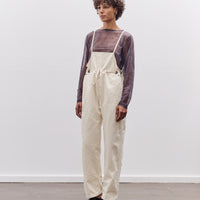 Kapital Light Canvas Welder Overall, Natural