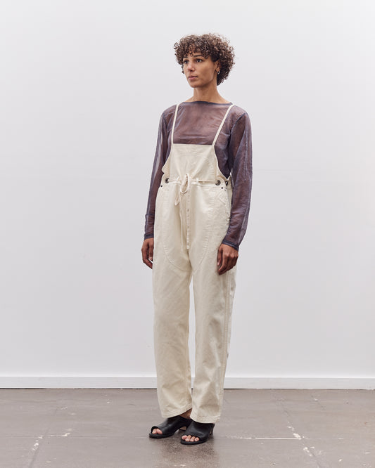 Kapital Light Canvas Welder Overall, Natural