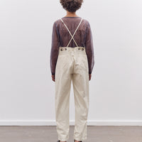 Kapital Light Canvas Welder Overall, Natural